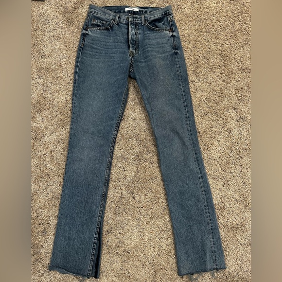 GRLFRND split hem Addison jeans - Picture 1 of 7